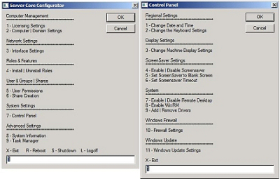 Windows 2008 Server Core Configurator